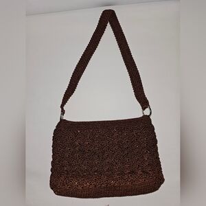 Crocheted Brown purse
